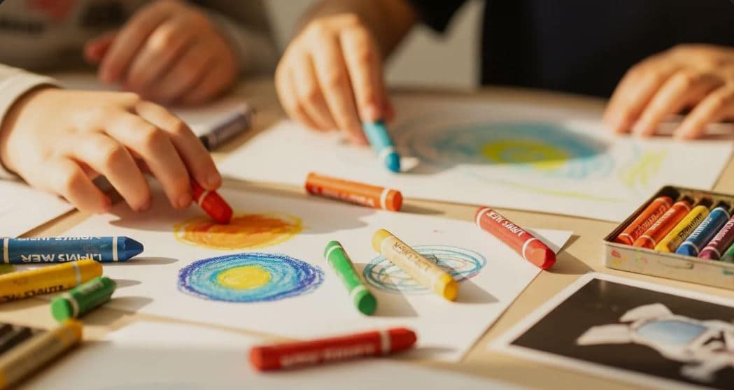 Atelier artistique ENFANTS - craies grasses