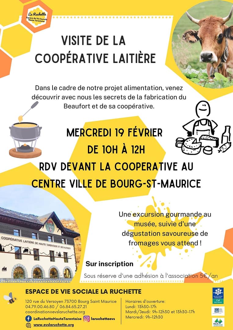 Visite de la coopérative laitière