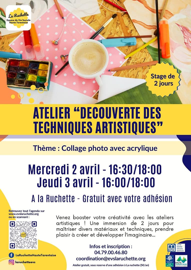 Atelier “Découverte des techniques Artistiques”