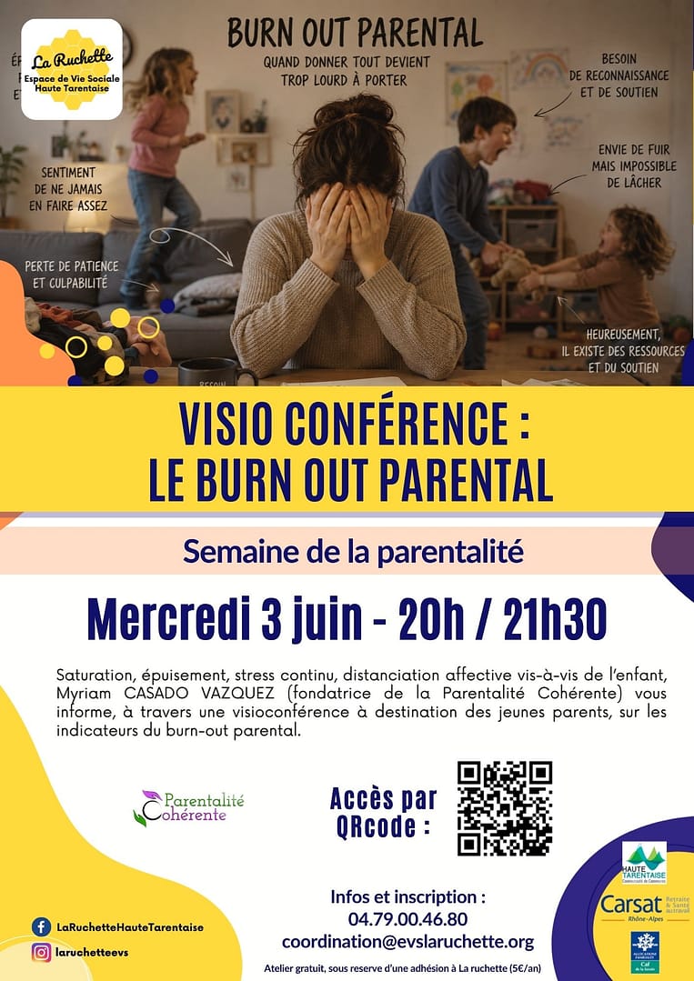 Le burn out parental - visio conférence