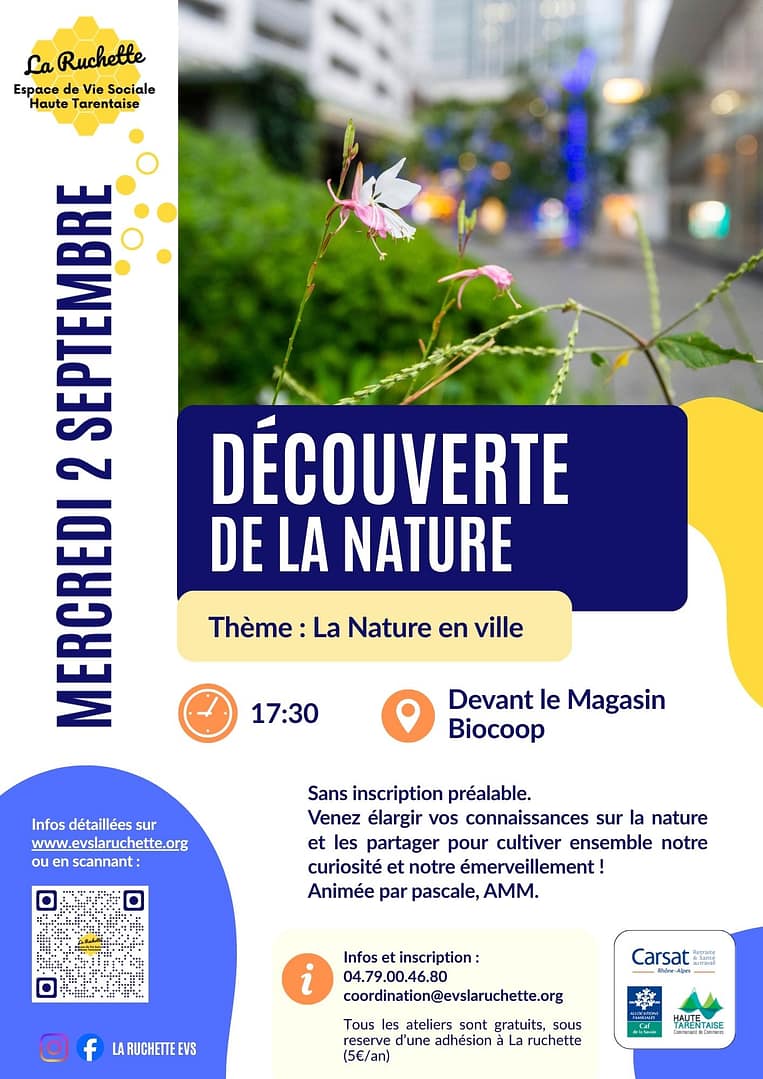 Découverte de la Nature