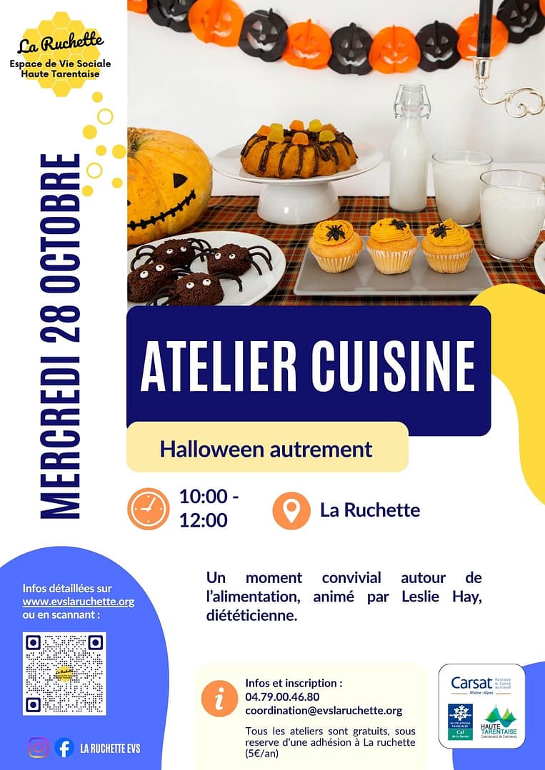 Atelier cuisine - Halloween autrement